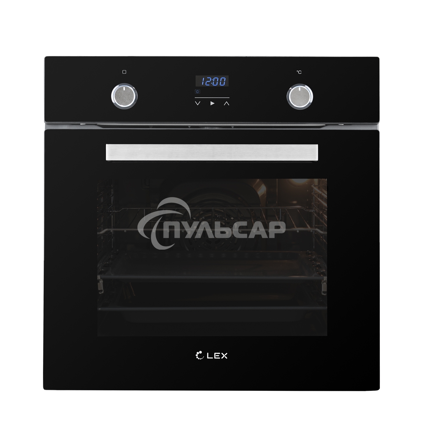 Духовой шкаф электрический LEX EDP 093 BL черный, встраиваемый