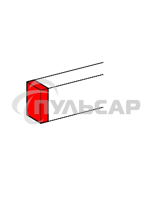 Заглушка торцевая для кабель-каналов 80х35мм, 80х50мм LEGRAND 010722