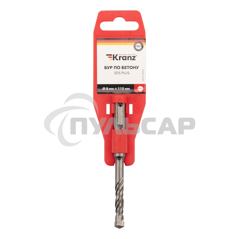 Бур по бетону 8x110 мм SDS PLUS Kranz