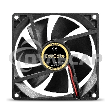Вентилятор для корпуса ExeGate EX09225B2P-24 черный, 92 мм, 2750 об/мин, 34.4 дБ, 2 pin