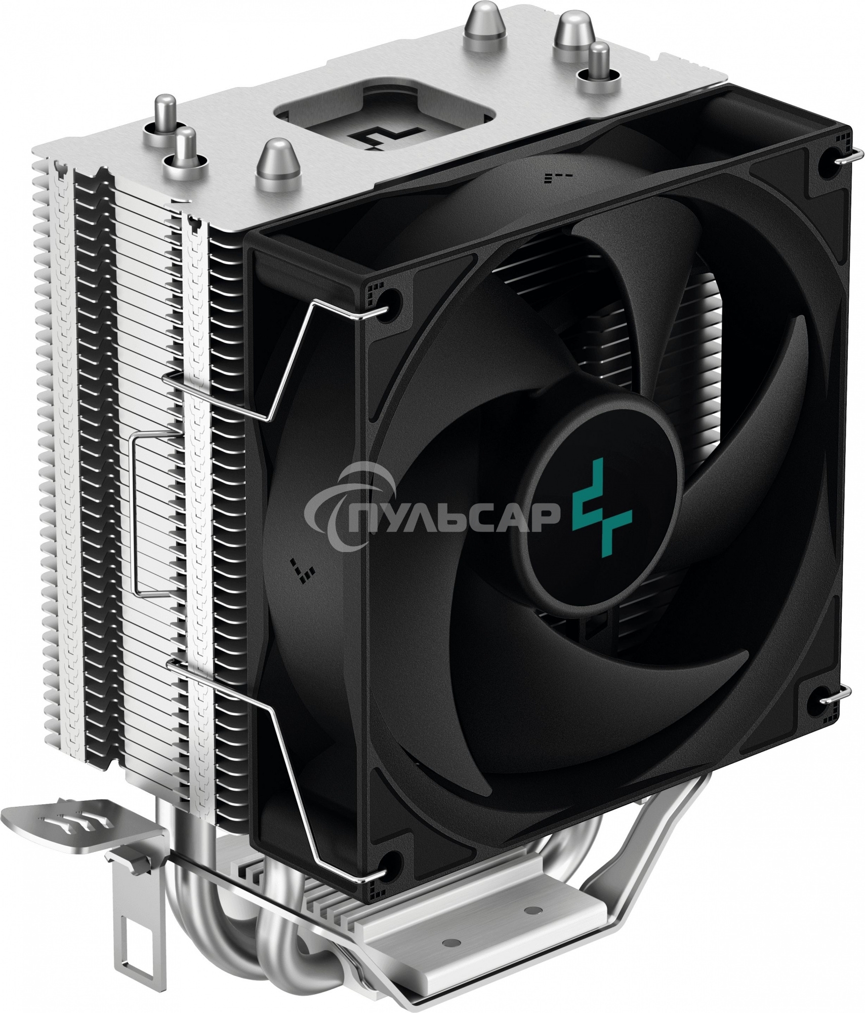 Кулер для процессора DEEPCOOL AG300 серебристый, 92 мм, алюминий/медь, 3050 об/мин, 30.5 дБ, 4 pin, 150 Вт, 129 мм