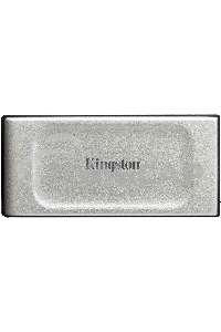 Внешний SSD Kingston XS2000, 2TB, USB 3.2 Gen 2x2 Type-C, R/W 2000/2000, серебристый