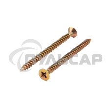 Саморез универсальный KRANZ 5х70, желтый цинк, упаковка поставщика ( 3 600 шт. )