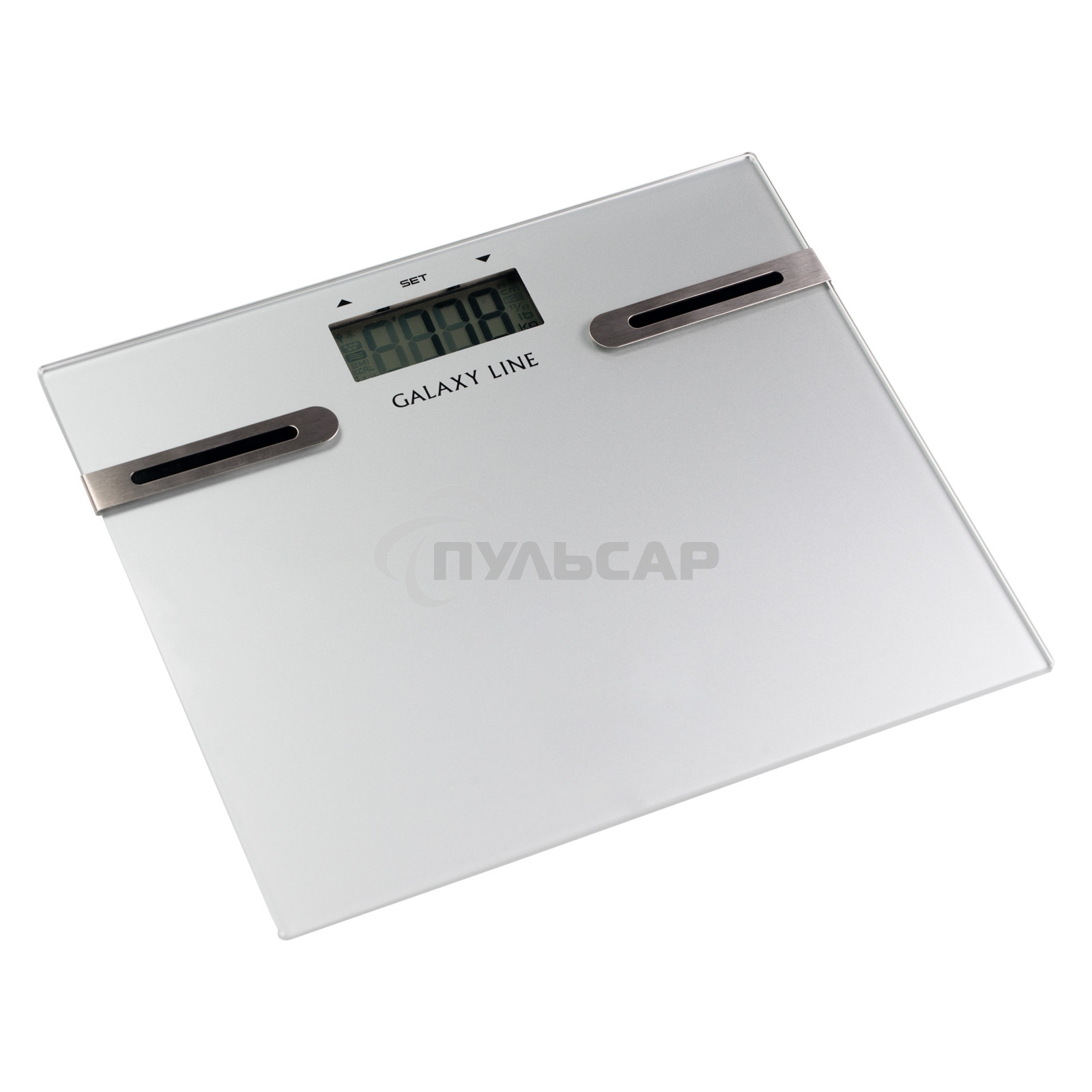 Весы напольные многофункциональные Galaxy Line GL 4855, серый, электронные, элемент питания типа 