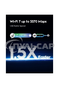 Маршрутизатор Cudy BE3600 Gigabit Dual Band Wi-Fi 7 Mesh Router, Chipset Broadcom, 802.11be/ax/ac/a/b/g/n, 2882Mbps at 5GHz + 688Mbps at 2.4GHz, 5 x 10/100/1000Mbps Ports, 4 x 5dBi fixed antennas, WiFi router/AP/ Repeater/WISP Mode, PPTP/L2TP/OpenVPN/Wire