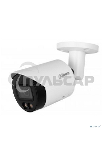 Уличная цилиндрическая IP-видеокамера DAHUA DH-IPC-HFW2249SP-S-LED-0280B Full-color с ИИ 2Мп, 1/2.8” CMOS, объектив 2.8мм, видеоаналитика, LED до 30м, IP67, корпус: металл