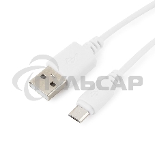 Кабель USB2.0 Pro Cablexpert CC-mUSB2-AMBM-6W, AM/microBM 5P, 1.8м, экран, белый, пакет