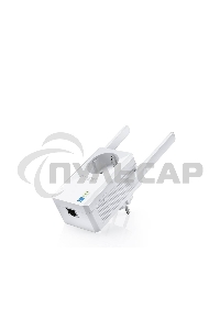 Сетевой адаптер TP-Link SOHO TL-WA860RE 300Mbps Wireless N Wall Plugged Range Extender with AC Passthrough, QCA(Atheros), 2T2R, 2.4GHz, 802.11b/g/n, 1 10/100Mbps LAN port, Range Extender button, Range Extender mode, suppo поставляется без кабеля RJ-45