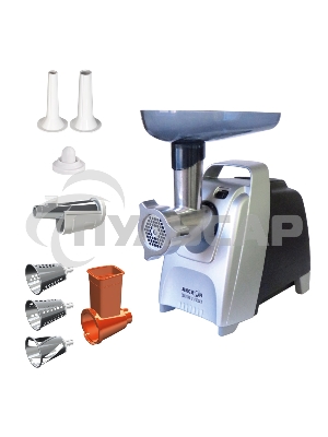 Мясорубка электрическая Аксион М62.02 черный-серебристый