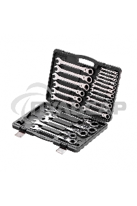 Набор ключей комбинированных Matrix, трещоточных шарнирных 22шт.