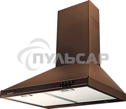 Вытяжка каминная Gefest ВО 10 К47 коричневый, 60 см, 300 куб. м/ч, 75 дБ