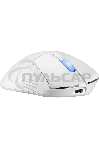 Мышь беспроводная/проводная ASUS ROG Keris II Ace белый, 42000 dpi, радиоканал, Bluetooth, USB, кнопки - 6