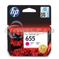 Картридж струйный HP 655 CZ111AE пурпурный для HP DJ IA 3525/4615/4625/5525/6525 (600стр.)