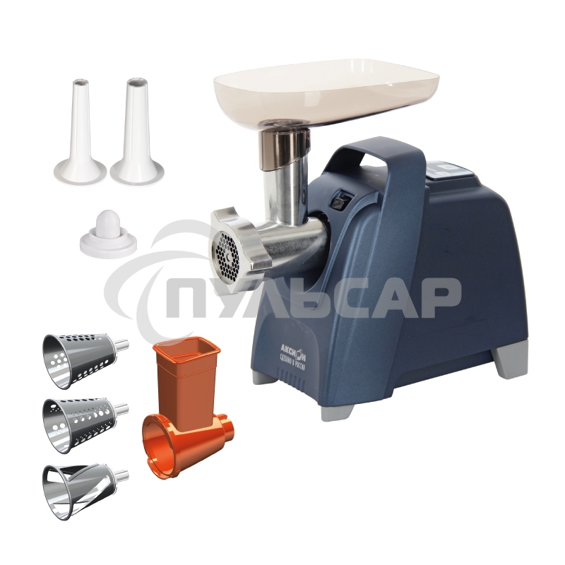 Мясорубка электрическая Аксион М62.03 синий, 2000 Вт