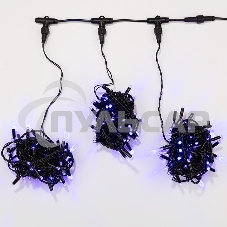 Гирлянда Neon-night LED ClipLight 24V, 3 нити по 10 метров, цвет диодов синий