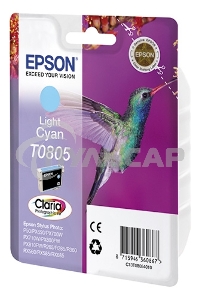 Картридж струйный Epson C13T08054011 светло-голубой для Epson St Ph P50/PX660/PX720WD (330стр.)