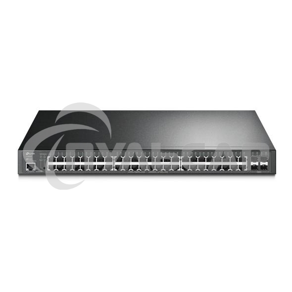 Коммутатор 48-port Gigabit PoE+ L2+ switch, 48 802.3af/at PoE+ ports, 4 Gb SFP slots, 1 RJ-45 + 1Micro-USB console ports, 348W PoE budget
