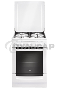 Плита газовая Gefest ПГ 6100-02 0009 белый, конфорок 4 шт, духовка 52 л, 60 см x 85 см x 60 см