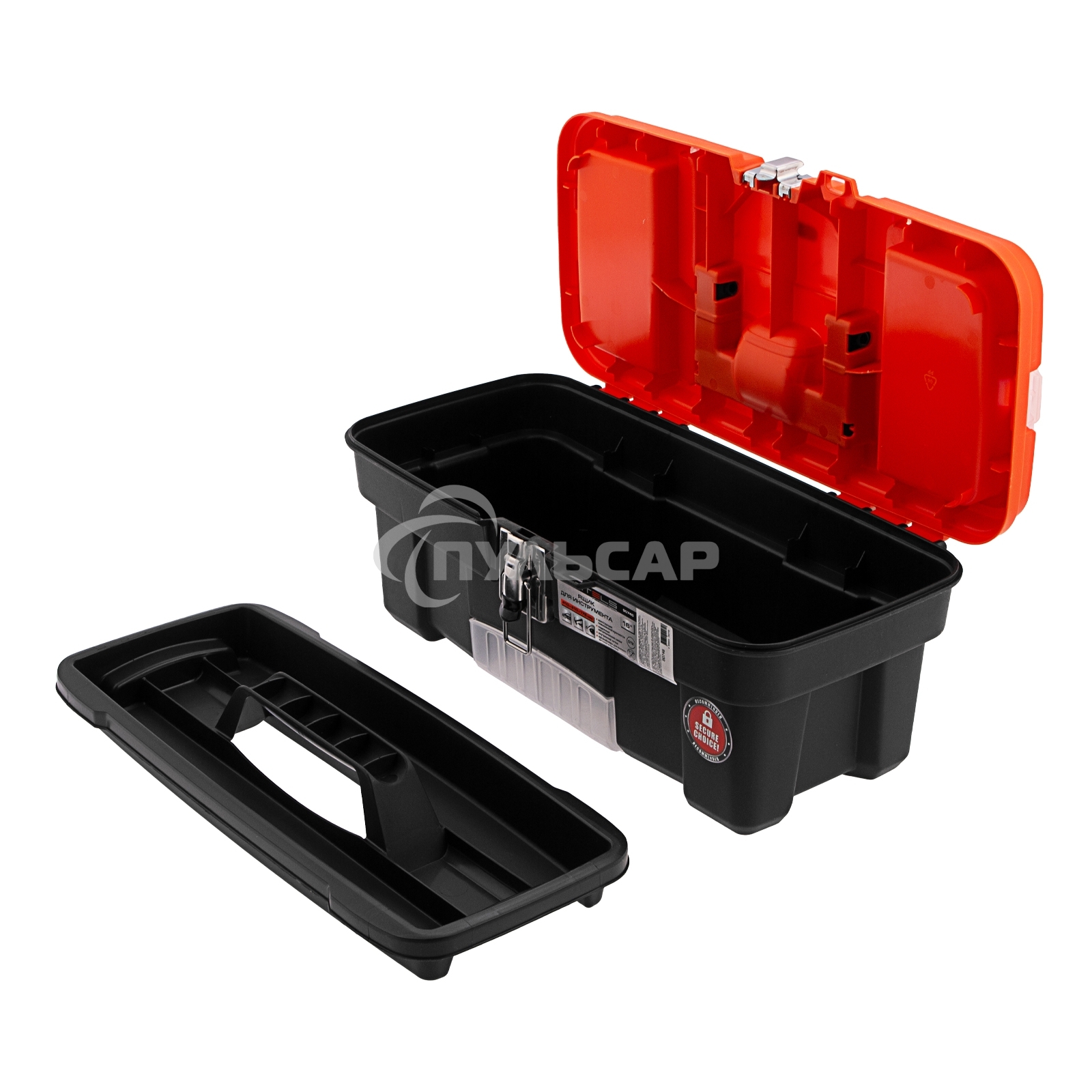 Ящик для инструмента с мет. замками 16