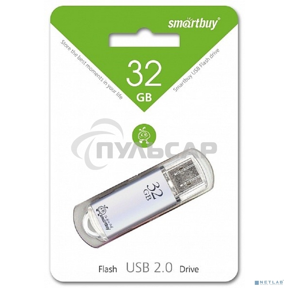 Флешка USB R/W Smartbuy 16 Gby V-Cut Silver