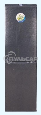 Холодильник DON R-297 G графит зеркальный двухкамерный 225/140л морозилка снизу