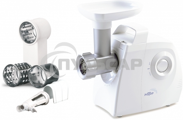 Мясорубка электрическая Ротор ЭМШ 35/300-3 (кух.комбайн, с насадками)