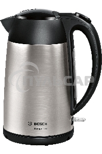 Чайник электрический Bosch TWK3P420 1.7л. 2400Вт черный (корпус: нержавеющая сталь)