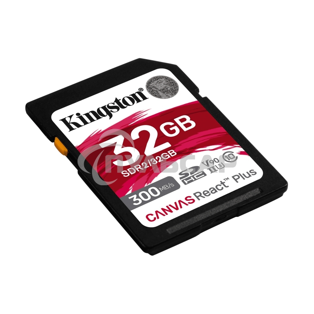 Флеш карта SDHC 32Gb Kingston SDHC, UHS-I Class U3 V90, чтение: 300Мб/с, запись: 260Мб/с SDR2/32Gb