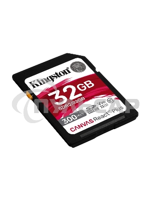 Флеш карта SDHC 32Gb Kingston SDHC, UHS-I Class U3 V90, чтение: 300Мб/с, запись: 260Мб/с SDR2/32Gb