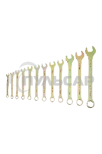 Набор ключей СИБРТЕХ комбинированных 6-22 мм. 12 шт., СИБРТЕХ 15439