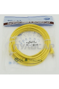 Патч-корд molded 5E Copper 5m желтый