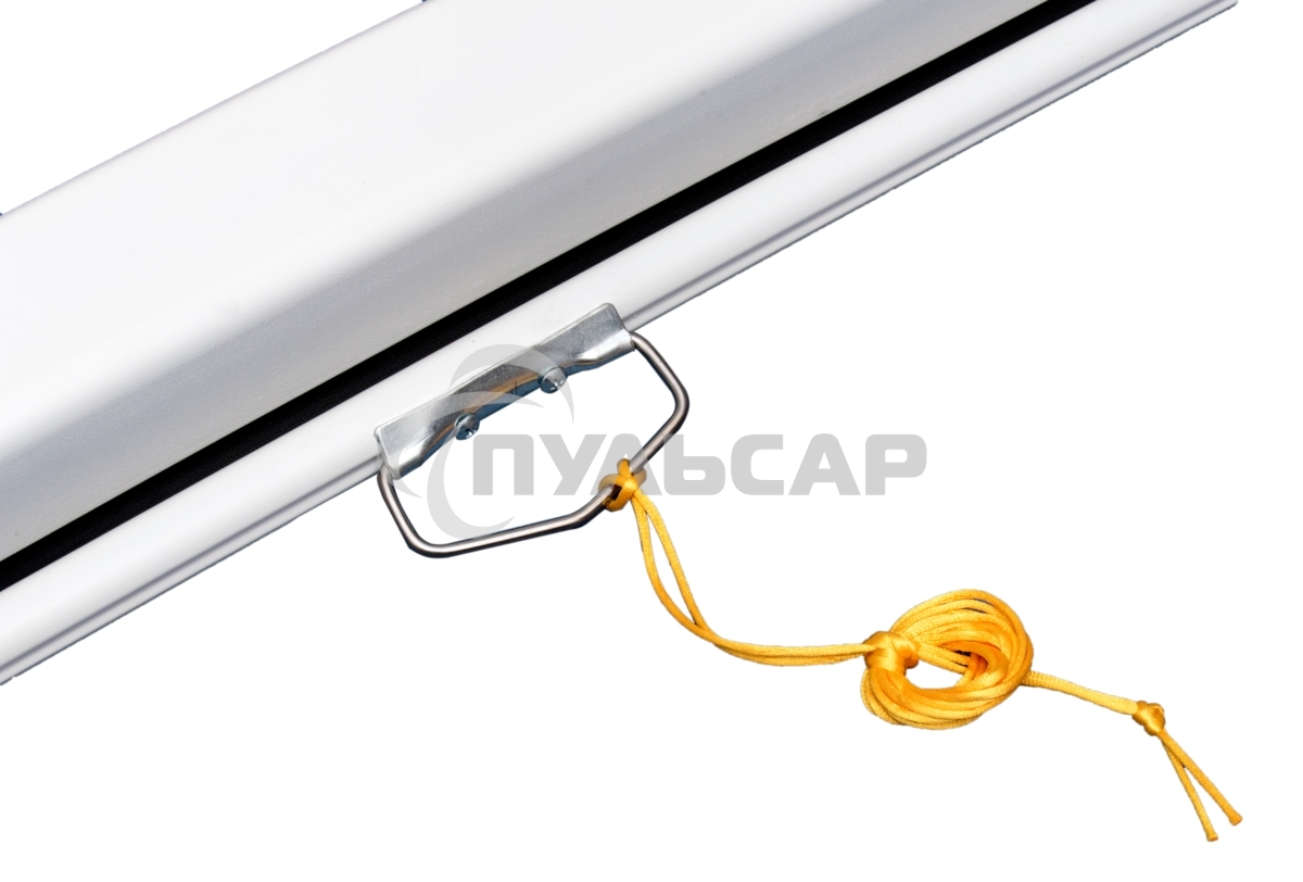 Экран 180x180см Wallscreen 1:1 настенно-потолочный рулонный белый100'