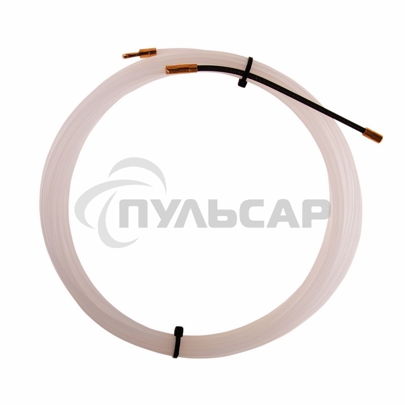 Протяжка кабельная Rexant (мини УЗК в бухте), 5 м нейлон, d=3 мм, латунный наконечник, заглушка