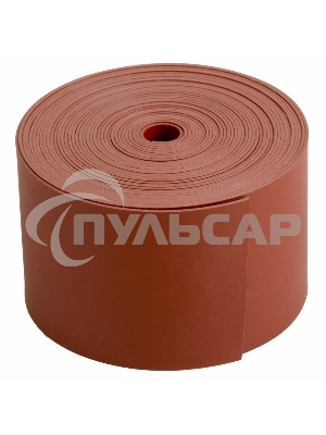 Термоусаживаемая лента с клеевым слоем Rexant 50 мм х 0,8 мм, красная, ролик 5 м, ТЛ-0,8