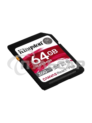 Флеш карта SDHC 64Gb Kingston SDHC, UHS-I Class U3 V90, чтение: 300Мб/с, запись: 260Мб/с SDR2/64Gb