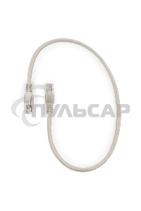 Патч-корд UTP Cablexpert кат.5e, 0.5м, литой, многожильный (серый)