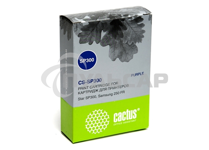 Картридж матричный Cactus CS-SP300 фиолетовый (1 800 000 знаков) для Star SP300/Samsung 250 FR