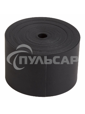 Термоусаживаемая лента с клеевым слоем Rexant 50 мм х 0,8 мм, черная, ролик 5 м, ТЛ-0,8