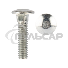 Болт мебельный KRANZ DIN 603, 6х25, короб (50 шт./уп.)