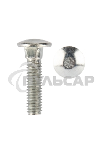 Болт мебельный KRANZ DIN 603, 6х25, короб (50 шт./уп.)