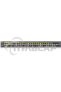 Гибридный L2 коммутатор PoE+ Zyxel NebulaFlex Pro GS2220-50HP, rack 19