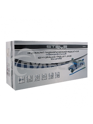 Домкрат STELS 51131гидравлический подкатной поворотная рукоятка 2т low profile 100-350мм