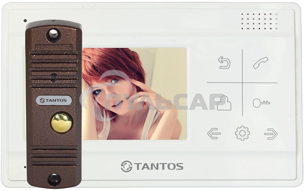 Комплект домофона Tantos Lilu kit белый