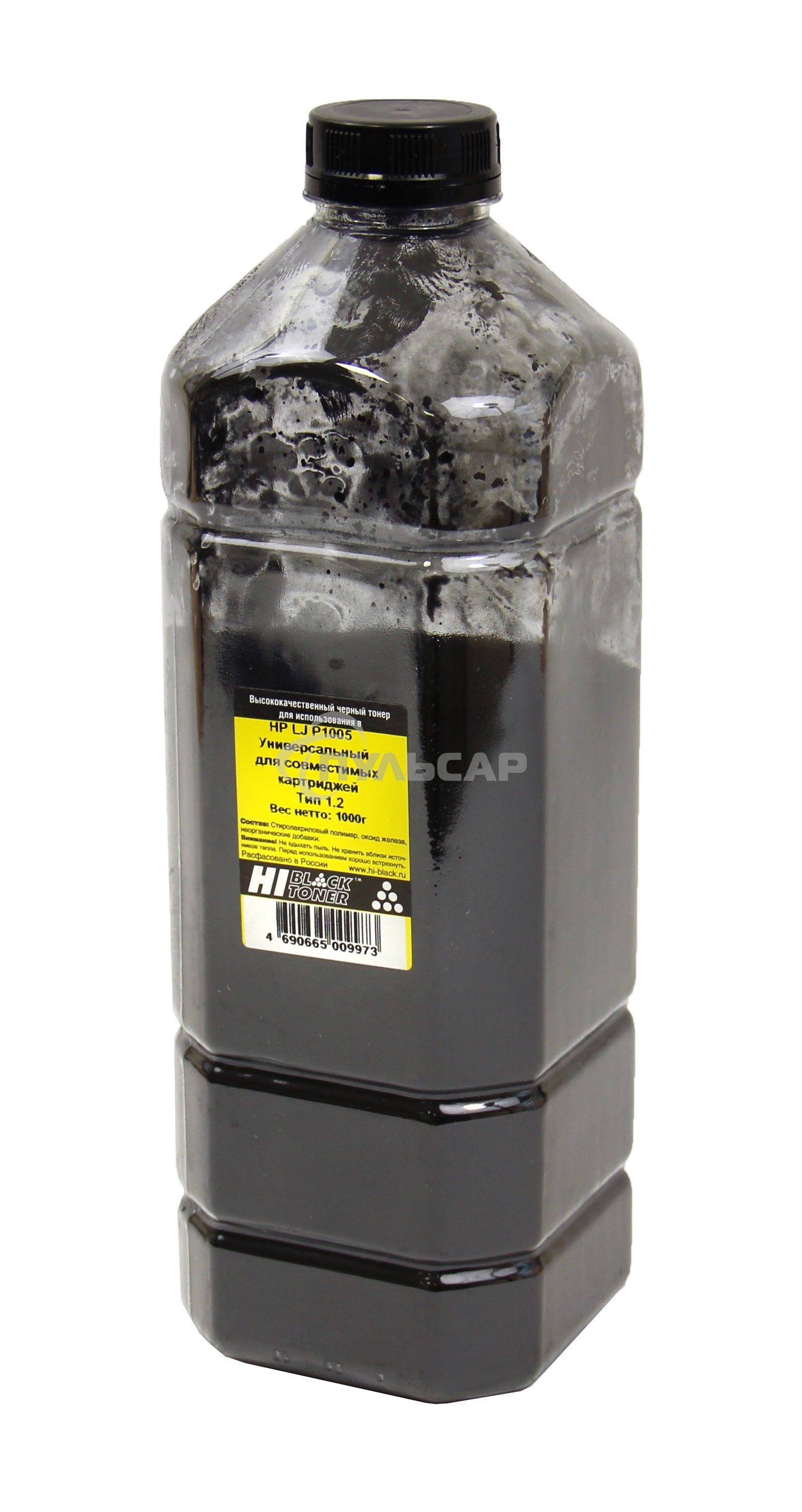 Тонер Hi-Black для HP LJ P1005 Универсальный для совм. картриджей (Hi-Black) Тип 1.2, 1 кг, канистра
