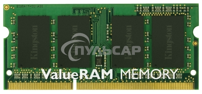 Оперативная память Kingston ValueRAM, DDR3, 4Gb (1x4Gb), 1600MHz, CL11, SO-DIMM