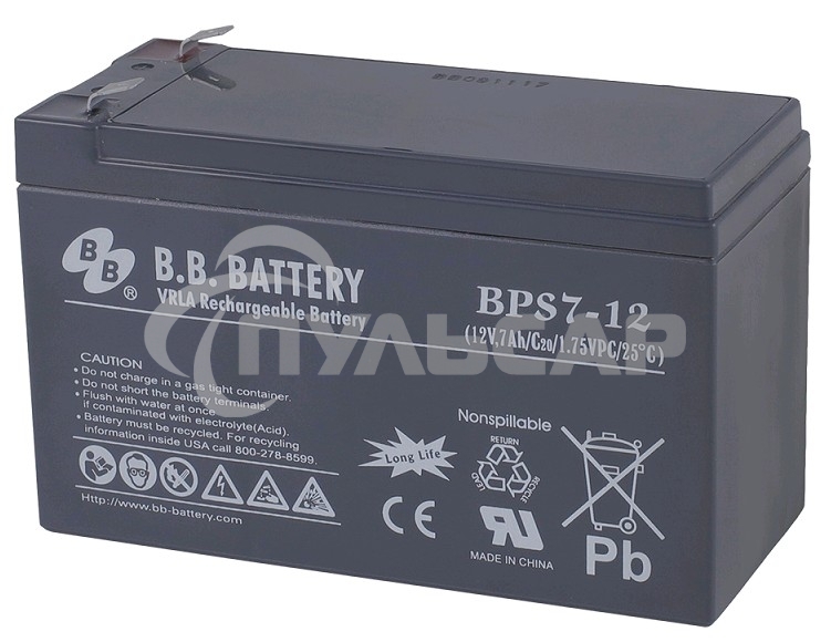 Батарея B.B.Battery BPS 7-12 (12V 7Ah)
