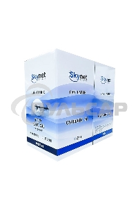 Кабель SkyNet Light UTP indoor 2x2x0,46, медный, FLUKE TEST, кат.5e, однож., 305 м, box, серый