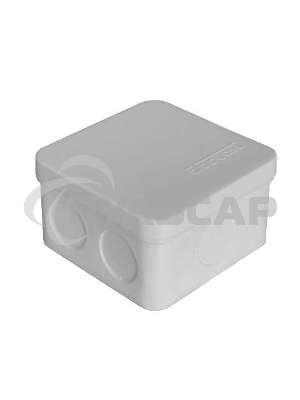 Коробка распр. ОП 75х75х45 7 выходов без гермовводов IP54 крышка защелкивающаяся сер. Epplast 225332