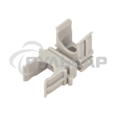 Крепеж-клипса для трубы ø 16 мм серая (10 шт./уп.) Rexant