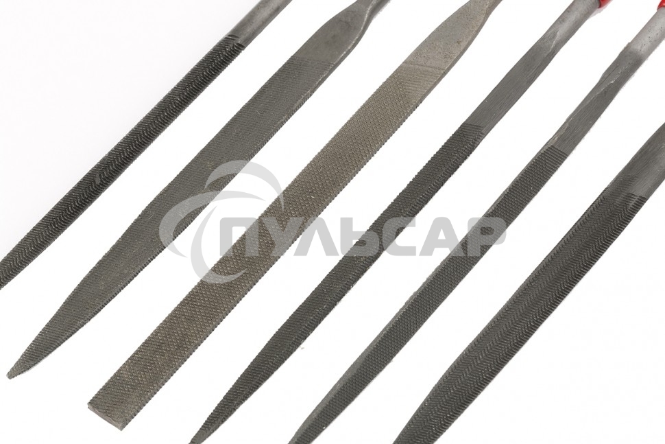 Набор Matrix надфилей, 160x4мм, 6 шт., обрезиненные рукоятки